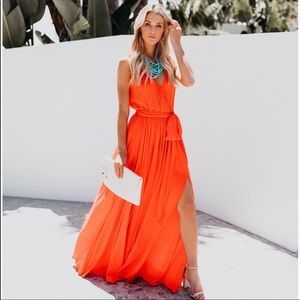 Vici Floaty Maxi Dress Sz S